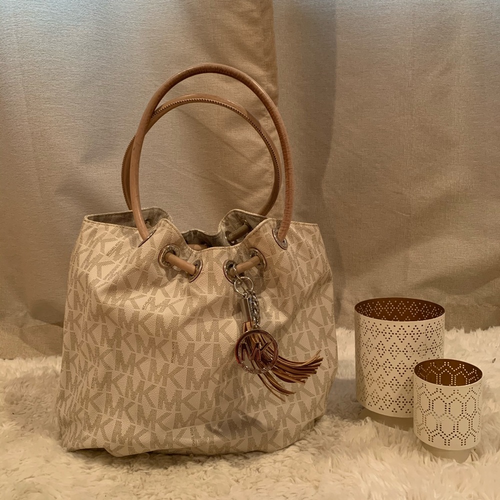 Michael Kors Tan Monogram Handbag
